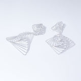 Asymmetrical Geomagica Earrings