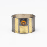 Black and Gold Sapphire Ring