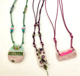 Ceramic Multi Colored Necklace