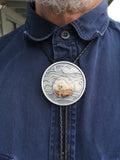 Stormy Sky Brooch and Bolo Tie