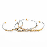 Seed Cuff Bracelet with Bronze