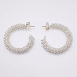 Seafoam Hoop Earrings