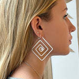 Origen Square Hoop Earrings