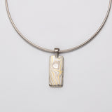 Mokume Wood Grain Pendant I