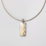 Mokume Wood Grain Pendant II