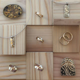 Flat-Top Etched Mokume Band