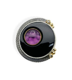 Ryan Gardner | Carved Amethyst and Black Jade Ring