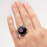 Ryan Gardner | Carved Amethyst and Black Jade Ring