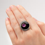 Ryan Gardner | Carved Amethyst and Black Jade Ring