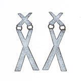 "X Marks the Spot" Earrings by Kat Cole
