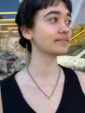 Moonstone Necklace with Handmade chain