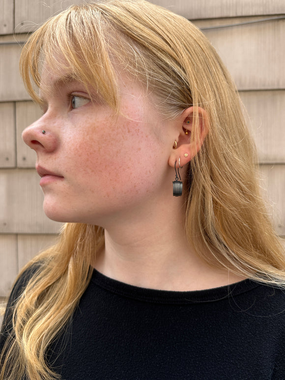 Wrap Leaf earring hoop