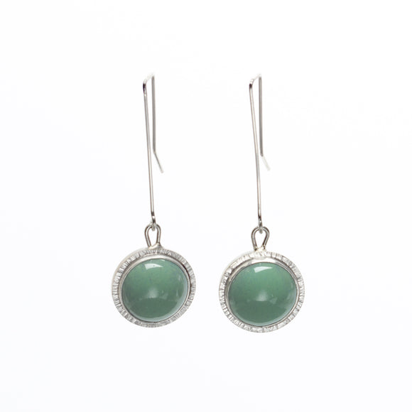 Enamel Earrings inspired by Yukata