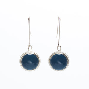 Enamel Earrings inspired by Yukata