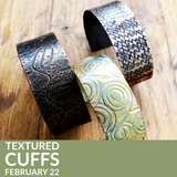 Textured Cuff Bracelets for Beginnners