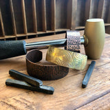 Textured Cuff Bracelets for Beginnners