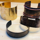 Textured Cuff Bracelets for Beginnners