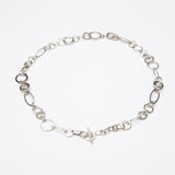 Mixed link handmade chain with toggle light