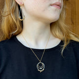 Novelty with 3 Rings Necklace