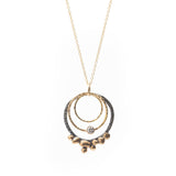 Novelty with 3 Rings Necklace