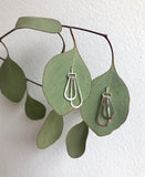 Mini Double Droplet Post Earrings