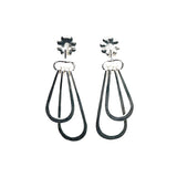 Mini Double Droplet Post Earrings