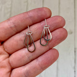 Mini Double Droplet Post Earrings