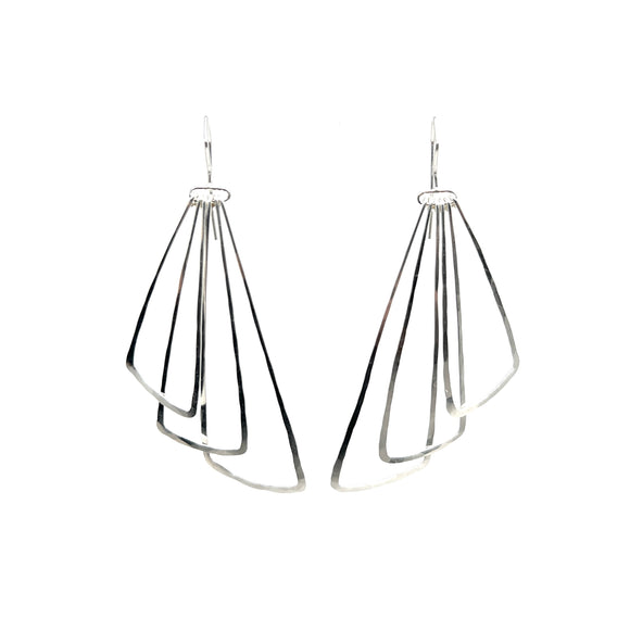 Long Deco Wing Earrings