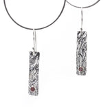 Reticulated Silver with Tourmalines