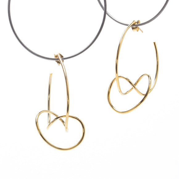 Round Hoop Earrings