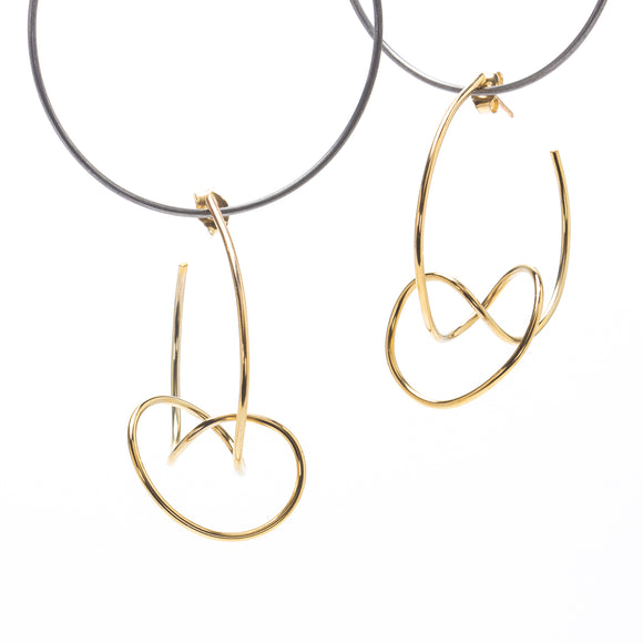 Round Hoop Earrings
