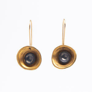 Gold Nested Porcelain Earrings