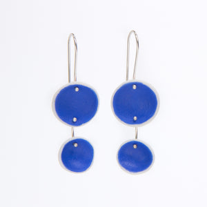 Duo Pod Earrings in Cobalt