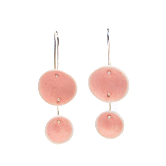 Duo Pod Earrings in Rose