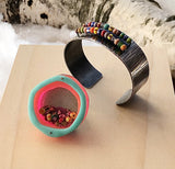 Boho Beaded Cuff Bracelet