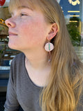 Ceramic Lavender Dangle Earrings