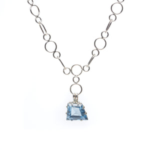 Blue Spidel Pendant Necklace