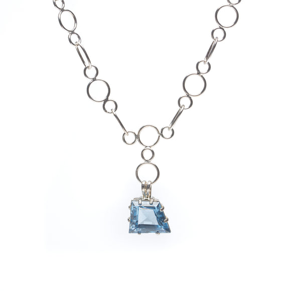 Blue Spidel Pendant Necklace