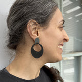 Steel Basket Earrings