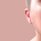 Bead Earring Huggies