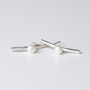 Lines & Pearls Earrings