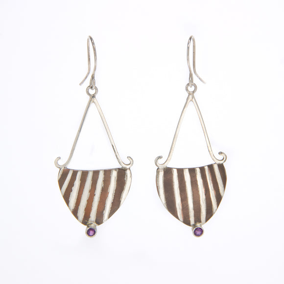 Stephanie Benson | Wood Grain Earrings