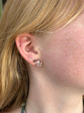 Dana Cassara | Beach Agate Stud Earrings