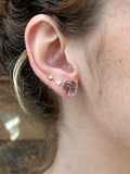 Dana Cassara | Beach Agate Stud Earrings