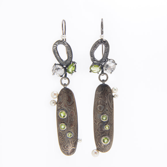 Jennifer Stenhouse | Drunk on the Moon Chandelier Earrings