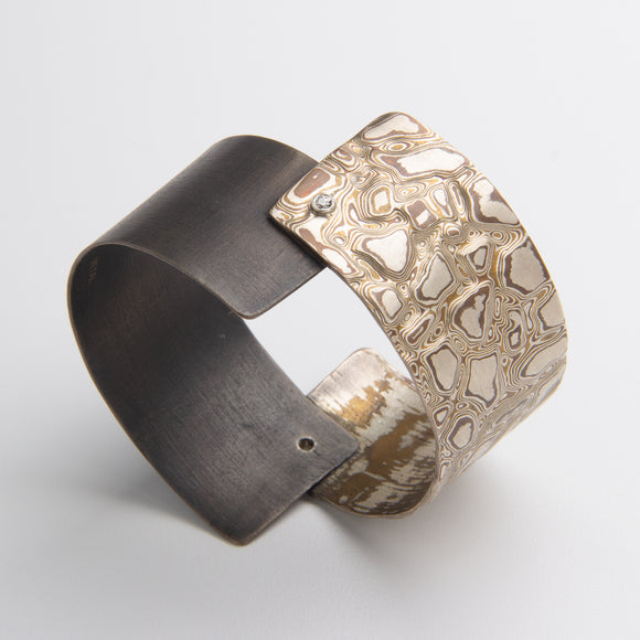 Francesca Urciuoli | Guru bori mokume gane bracelet