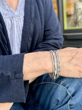 Francesca Urciuoli | Guri bori mokume gane bangles