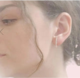 Bead Earring Huggies