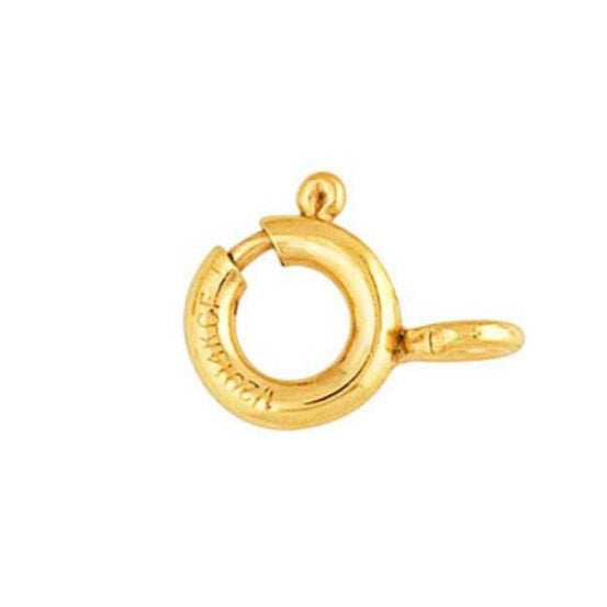 Clasp, Spring Ring, Gold Fill, 2pc