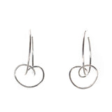 Hoop Horizontal Knot Earrings